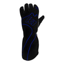 K1 RACEGEAR Gloves Karting RS1 Youth 2X-Small Black/Blue 13-RS1-B-2XS