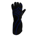 K1 RACEGEAR Gloves Karting RS1 Youth 4X-Small Black/Blue 13-RS1-B-4XS