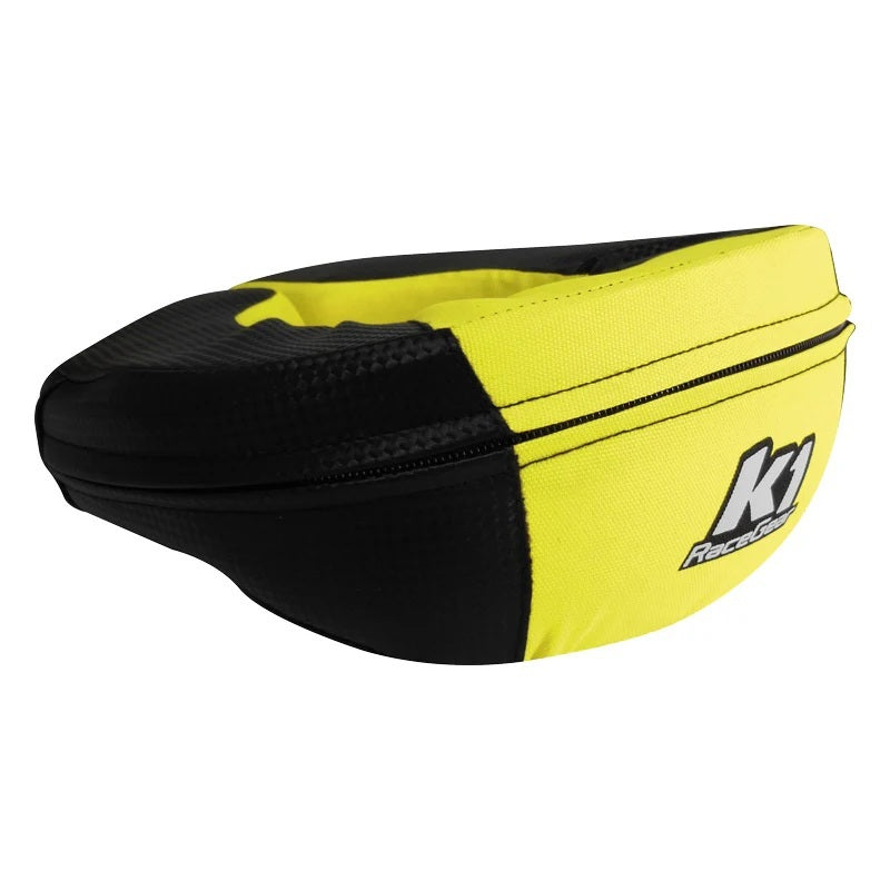 K1 RACEGEAR Neck Collar Karting Youth Carbon / Yellow 15-NEC-CAY-J