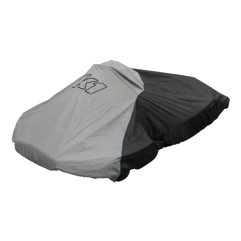 K1 RACEGEAR Kart Cover GO Nylon Black / Gray 18-NKC-N
