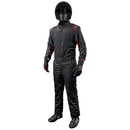 K1 RACEGEAR Suit Outlaw 5X-Large Black / Red SFI 3.2A/5 20-OTL-NR-5XL