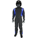K1 RACEGEAR Suit Precision II 2X- Small Black/Blue 20-PRY-NB-2XS