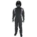 K1 RACEGEAR Suit Precision II 6X- Small Black/Grey 20-PRY-NG-6XS