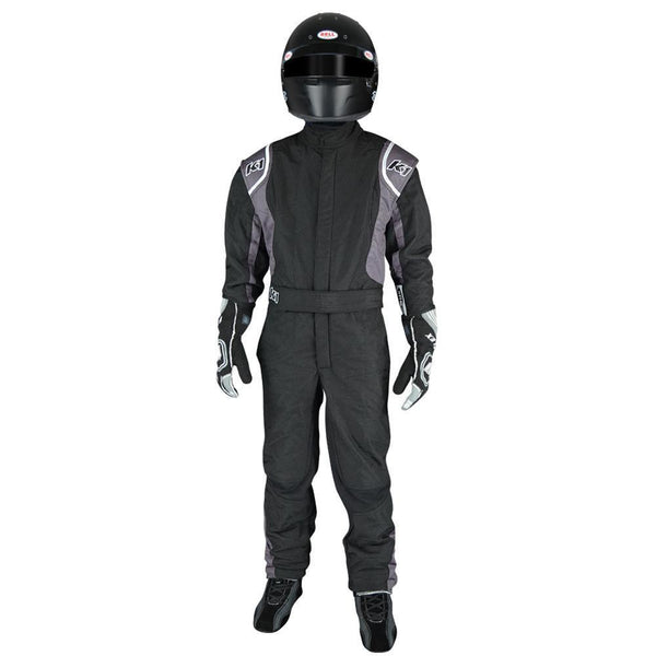K1 RACEGEAR Suit Precision II 6X- Small Black/Grey 20-PRY-NG-6XS