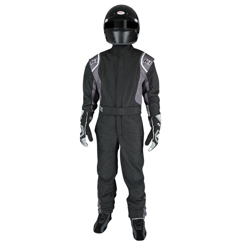 K1 RACEGEAR Suit Precision II 6X- Small Black/Grey 20-PRY-NG-6XS