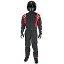 K1 RACEGEAR Suit Precision II 5X- Small Black/Red 20-PRY-NR-5XS