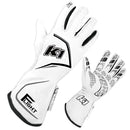 K1 RACEGEAR Gloves Flight XX-Large White 23-FLT-WG-2XL