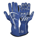 K1 RACEGEAR Glove Track1 Blue X-Larg SFI 5 23-TR1-B-XL