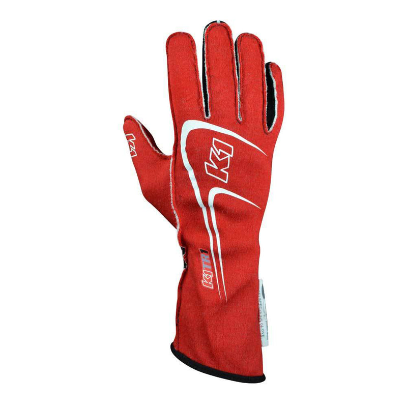 K1 RACEGEAR Glove Track 1 Red XX- Small Youth 23-TR1-R-2XS