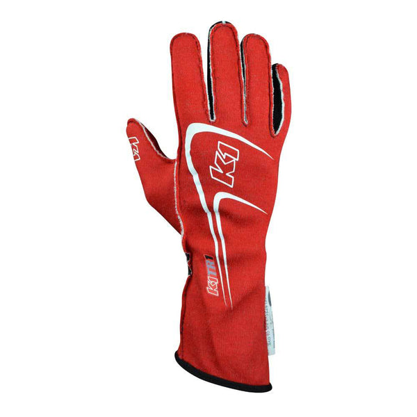K1 RACEGEAR Glove Track 1 Red 4X- Small Youth 23-TR1-R-4XS
