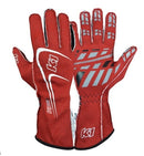 K1 RACEGEAR Glove Track1 Red X-Large SFI 5 23-TR1-R-XL