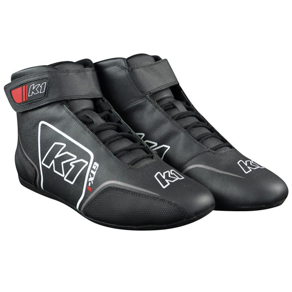 K1 RACEGEAR Shoe GTX-1 Black / Grey Size 9.5 24-GTX-N-95