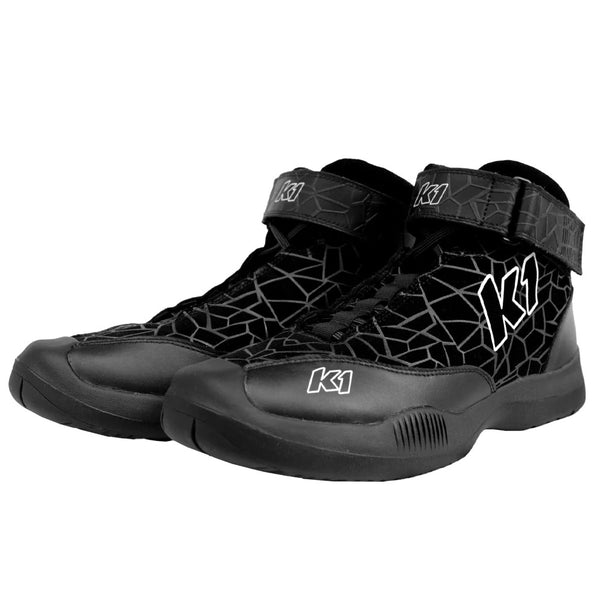 K1 RACEGEAR Crew Shoe Versus Nomex 12 Black SFI 3.3/5 24-VER-N-12