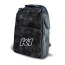 K1 RACEGEAR Backpack Quest Lifestyle Black Red Grey 33-QUE-NR