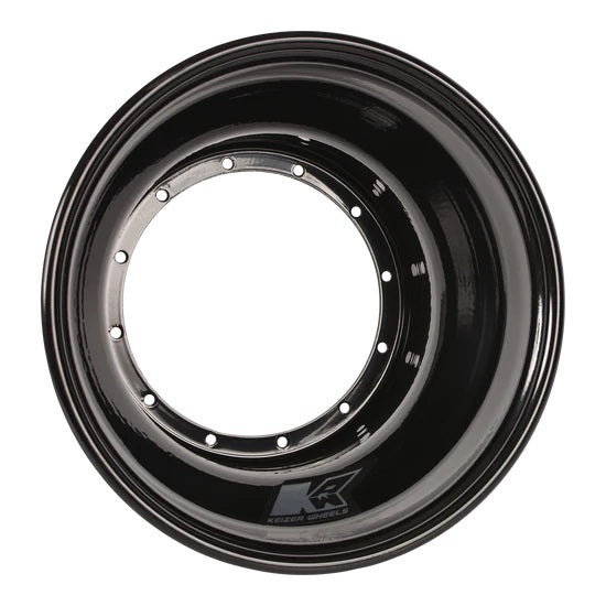 KEIZER ALUMINUM WHEELS, INC. Wheel Half 12-Blt 10in x 3in BS Black 103B