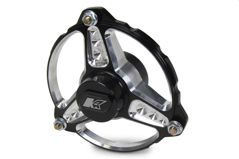 KEIZER ALUMINUM WHEELS, INC. Front Hub Blk Anod 3 Pin Micro w/Bearing Right 10P3