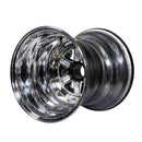 KEIZER ALUMINUM WHEELS, INC. 15x15x7inner =6off 3in 4 2t spline wheel W/ Inner 15157spiFBL