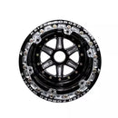 KEIZER ALUMINUM WHEELS, INC. Wheel Splined 15x17 Blk Outer Beadlock 6in BS 15177SPFBLB