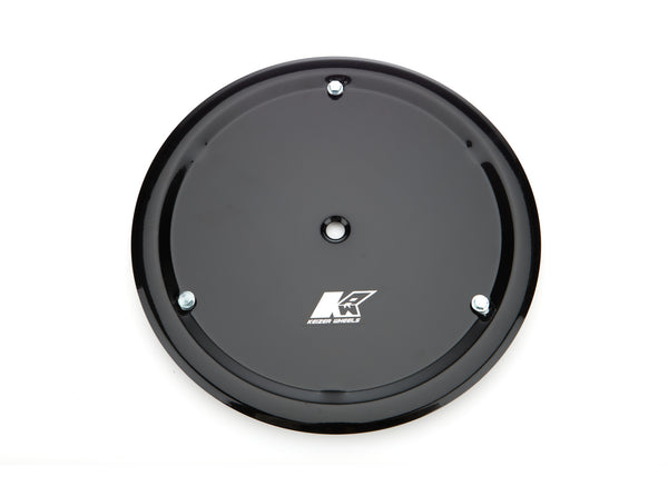 KEIZER ALUMINUM WHEELS, INC. Mudcover 15in Black w/3 5/16-18 Bolts 15mcbob