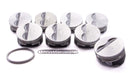 KB PERFORMANCE PISTONS SBC Flat Top Piston Set 4.030 Bore -5cc 9908HC.030
