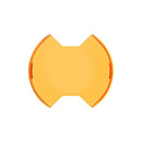 KC HILITES 6in SlimLite LED Light Shield Amber Each 5104