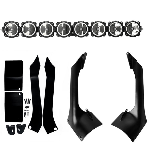 KC HILITES Pro6 LED Overhead 8 Ligh t 18- Jeep Wrangler JL 91336