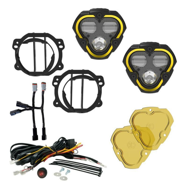 KC HILITES Flex Era 3 Dual Mode SAE Fog Light Kit Pair 97146