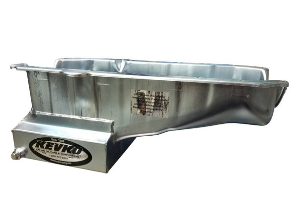 KEVKO OIL PANS & COMPONENTS SBC Oil Pan 6qt Street/ Strip RH Dipstick 80-85 1070RH