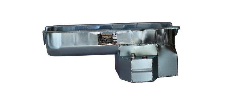 KEVKO OIL PANS & COMPONENTS SBC Oil Pan Sportsman 7qt LH/RH Dipstick 57-85 1091W