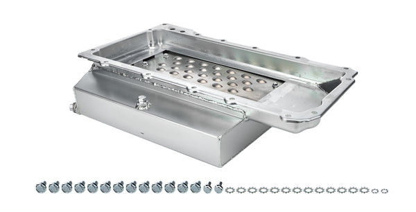 KEVKO OIL PANS & COMPONENTS GM LS CT Oil Pan 8qt 4-in Deep Rear Sump LS1007-ST