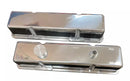 KEVKO OIL PANS & COMPONENTS SBC Polished Cast-Alm. Blank Valve Cover Set VC203-2