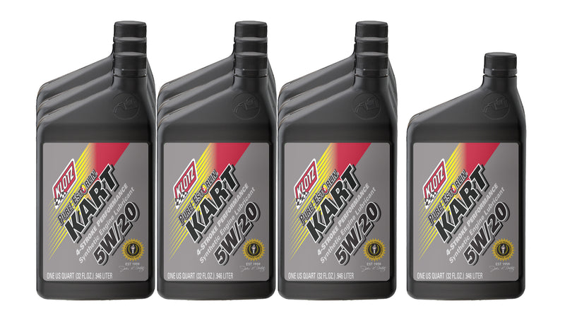 KLOTZ SYNTHETIC LUBRICANTS Pure Estorlin Kart 4 Stroke 5w20 Case 10x1Qt KE-225