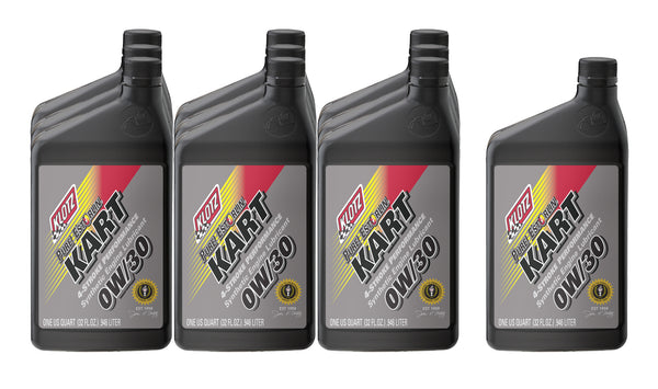 KLOTZ SYNTHETIC LUBRICANTS Pure Estorlin Kart 4 Stroke 0w30 Case 10x1Qt KE-230