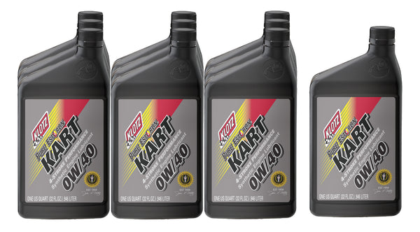 KLOTZ SYNTHETIC LUBRICANTS Pure Estorlin Kart 4 Stroke 0w40 Case 10x1Qt KE-240
