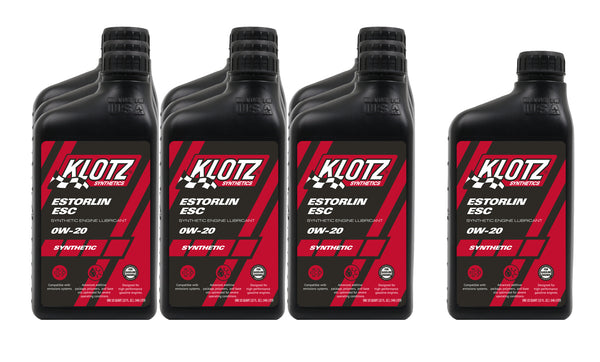 KLOTZ SYNTHETIC LUBRICANTS Estorlin ESC 0W-20 Case 1 Quart KE-420