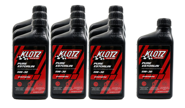 KLOTZ SYNTHETIC LUBRICANTS Pure Estorlin Synthetic Oil 5w30 Case 10x1 Quart KE-935
