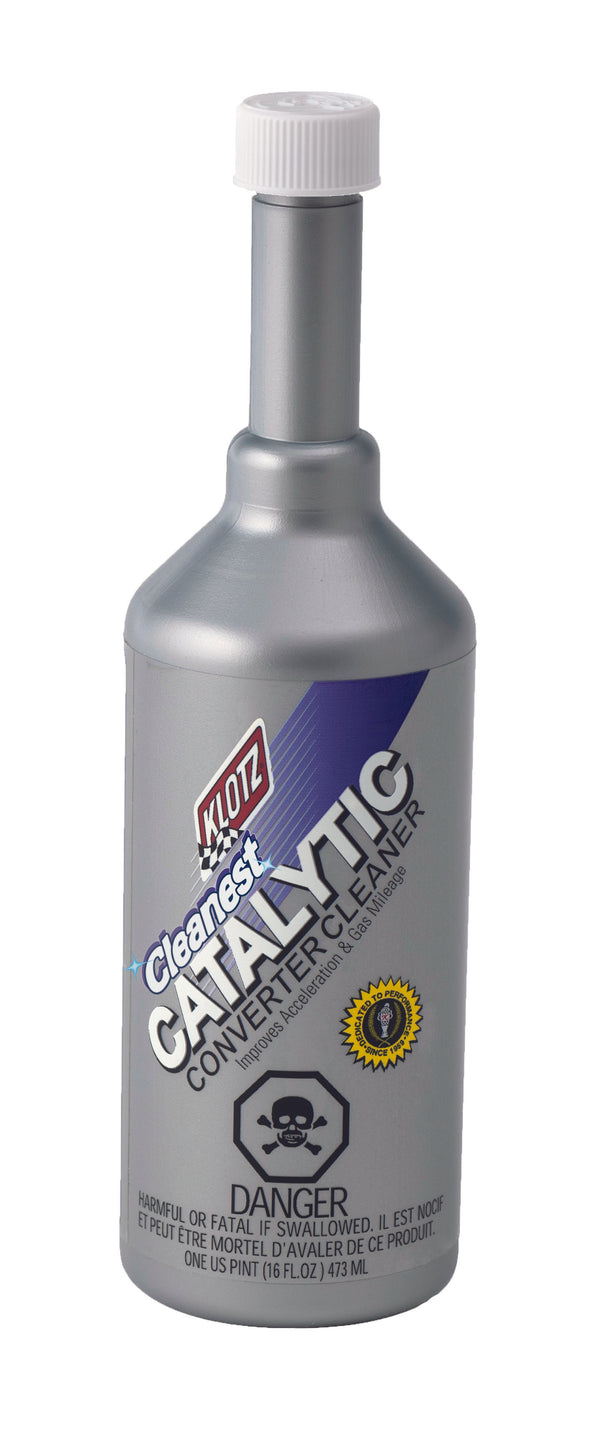 KLOTZ SYNTHETIC LUBRICANTS Cleanest Catalytic Conve rter Cleaner 1 Pint KLOKL-604