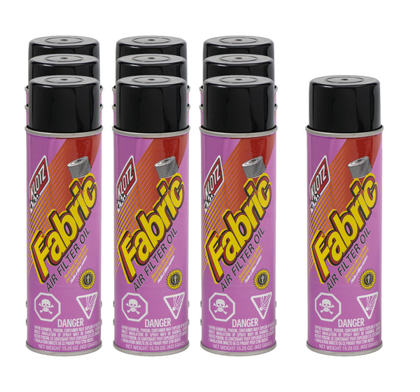 KLOTZ SYNTHETIC LUBRICANTS Fabric Air Filter Oil Case 15.25 Ounces KL-607