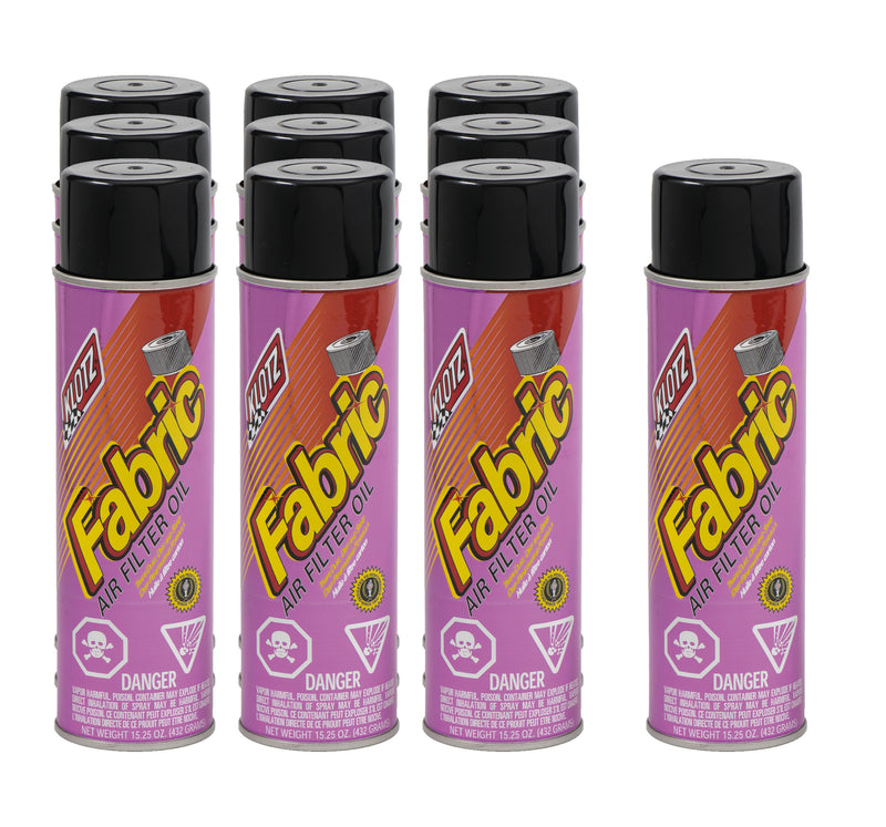 KLOTZ SYNTHETIC LUBRICANTS Fabric Air Filter Oil Case 15.25 Ounces KL-607