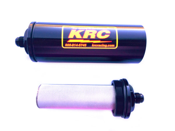 KLUHSMAN RACING PRODUCTS #6AN Stainless Fuel Filter KRC-4706BK