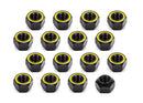 KLUHSMAN RACING PRODUCTS Lugnut 20Pk 5/8-11 Alum Refl Yellow KRC-8211