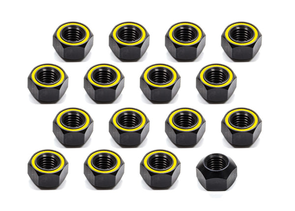 KLUHSMAN RACING PRODUCTS Lugnut 20Pk 5/8-11 Alum Refl Yellow KRC-8211