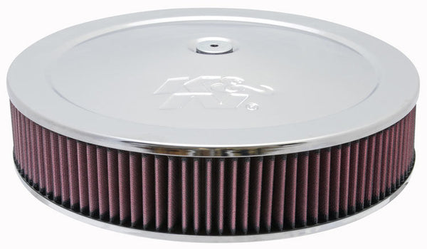 K AND N ENGINEERING 14in x 3in- 7/8in Drop Air Cleaner Assembly 60-1430