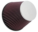 K AND N ENGINEERING Universal Air Filter 6in FLG 7-1/2inB 4-1/2inT RF-1048