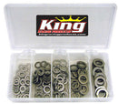 KING RACING PRODUCTS Stainless Washer Kit .060 145pc 2725