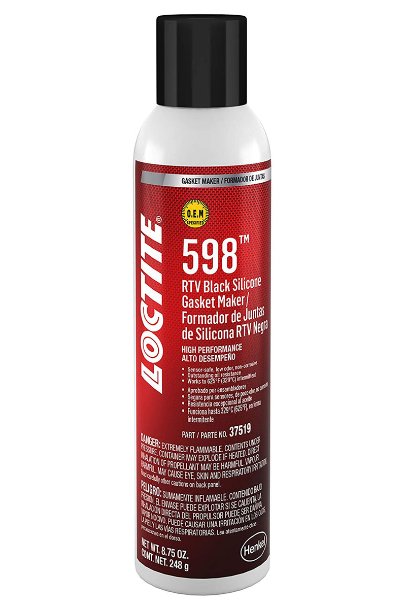LOCTITE RTV 598 Black High Perfo rmance Silicone 8.75oz 495075