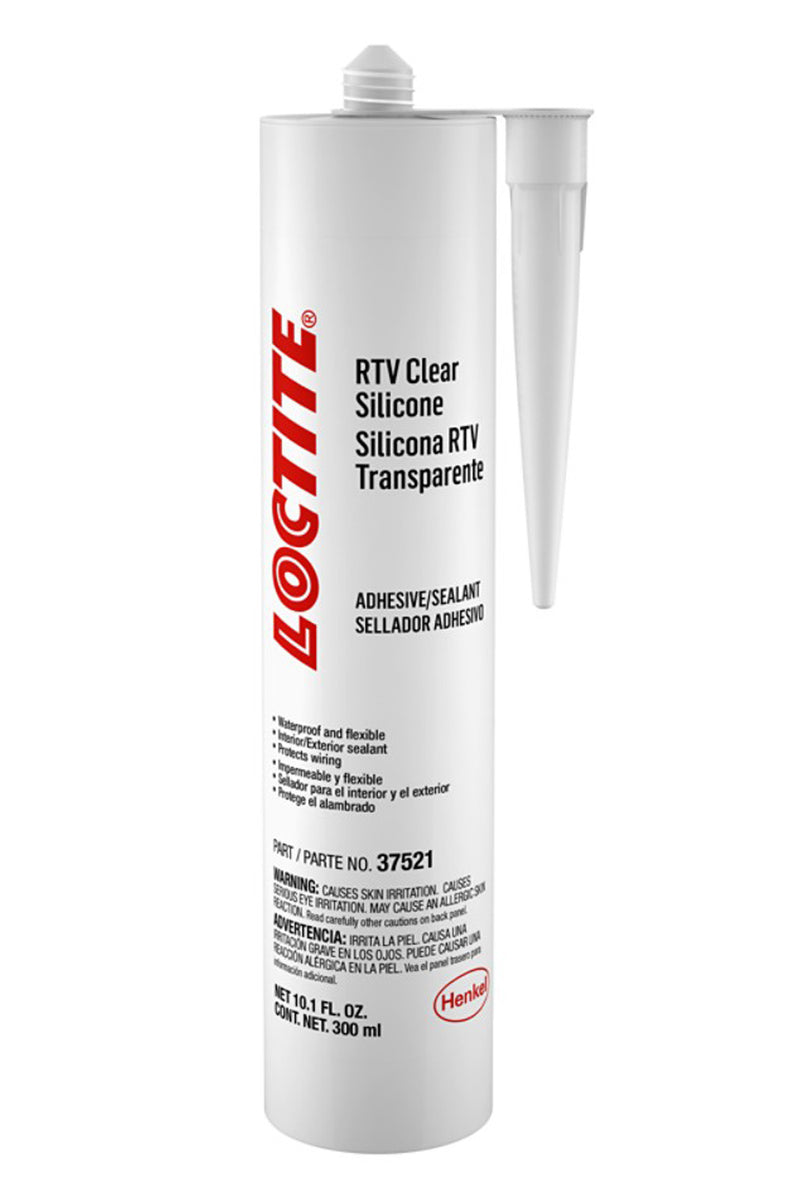 LOCTITE RTV Clear Silicone Adhesive Cartridge 300ml 495076