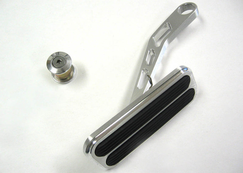 LOKAR Drive-By-Wire XL Pedal Aluminum w/ Rubber Pad DBW-6012