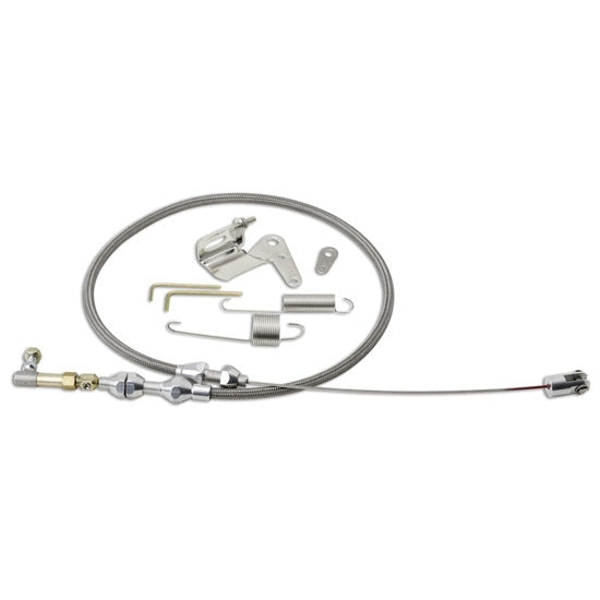 LOKAR Duo-Pak Hi-Tech Throttle Cable w/Brackets 36in DP-1000HT36