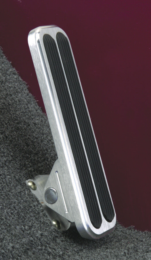 LOKAR Eliminator Floor Mt Gas Pedal Billet w/Rubber FMG-6098